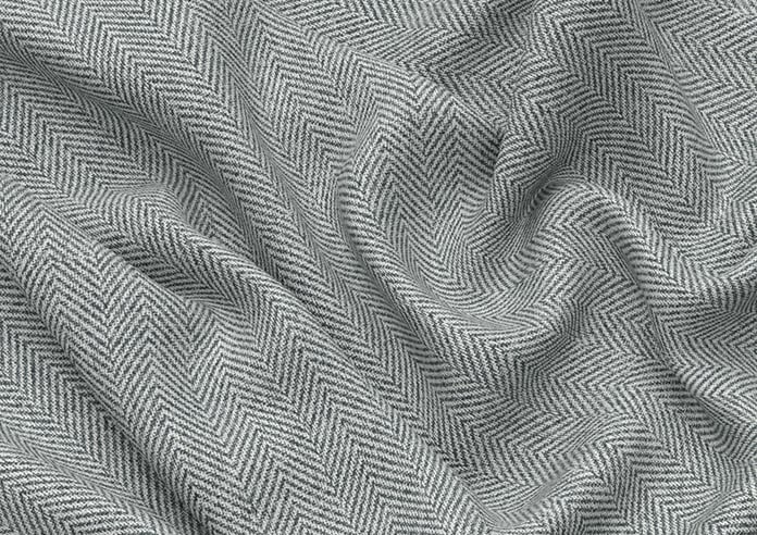 Soft Chevron, Soft Black - Motorised Roman Blind - Image 4